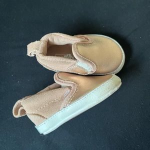 VANS | SIZE 1 | BABY | ROSE GOLD | CRIB SHOE | SPARKLE | GUC
